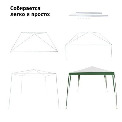 Тент шатёр Green Glade 1017