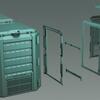 Компостер садовый Prosperplast IKSM1200Z-G851