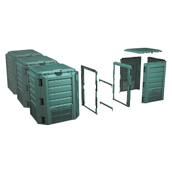 Компостер садовый Prosperplast IKSM1600Z-G851