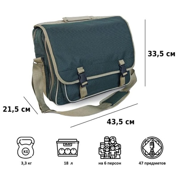 Набор для пикника Green Glade T3653