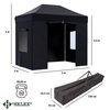 Шатер для дачи Helex 4322 S6.4, 3x2м черный