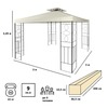 Тент шатер садовый Green Glade 43301 3х3м полиэстер