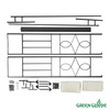 Тент шатер садовый Green Glade 43301 3х3м полиэстер