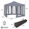 Тент-шатер быстросборный Helex 5431 серый