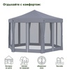 Тент-шатер быстросборный Helex 5431 серый