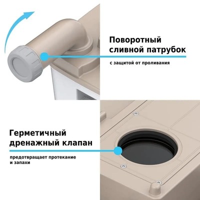 Биотуалет Lupmex 79112 12л с индикатором