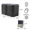 Компостер садовый Prosperplast IKSM800C-S411