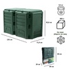 Компостер садовый Prosperplast IKSM800Z-G851