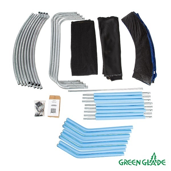 Батут Green Glade 12-футовый 4 ножки 8 стоек (2 кор.) Артикул: B122